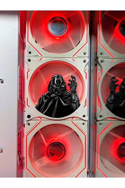 Caseybox Darth Vader Beyaz Çerçeveli 120x120 Mm Oyun Pc Aksesuarı, Masaüstü B...