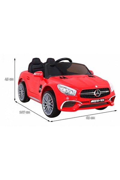 Ramiz Children's electric car 3 years+, Mercedes Benz AMG AMG SL65S, red