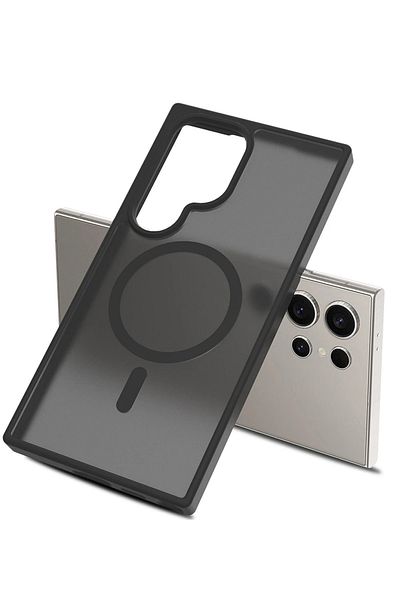 CepteToptan غطاء سامسونج جالاكسي S25 الترا جوتا ماج سيف - بودرة - MKİ2558-5590