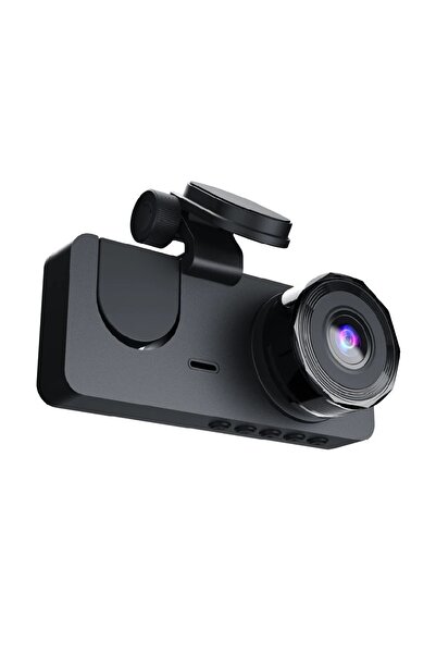 divendi-ro Triple DVR Car Camera, Full-HD, 2.35" IPS Display, 170°, WDR, Motion Sensor, G-sensor, Black