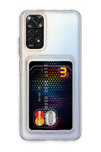 CepteToptan حافظة هاتف Xiaomi Redmi Note 11 مصنوعة من السيليكون الشفاف - شفاف - MKİ2934-3808