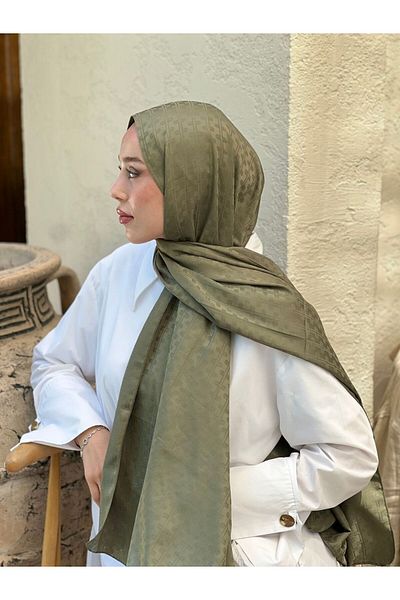 Modakaşmir Silky Jacquard Series Melosia Pattern Shawl