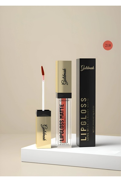 GOLDMAK جولدماك أحمر شفاه روج سائل مطفي ثابت - 218