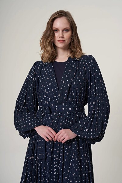 MissWhence İkili Elbise Lacivert 35853