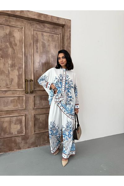 suphias Jessica Fabric Shirt & Pants Set of 2