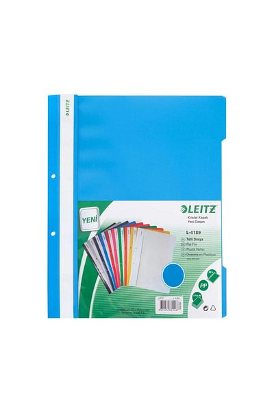 Leitz Ring Binder, Blue, 50 Pack, A4 Size, 2 Hole Construction