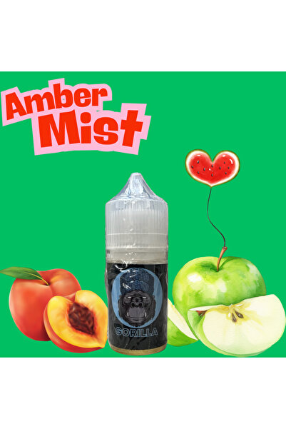 Gorilla Wear Likit Şeftali,Yeşil Elma Gıda Aroması 30Ml