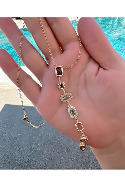 ECEMSEL قلادة شاهمران ملونة