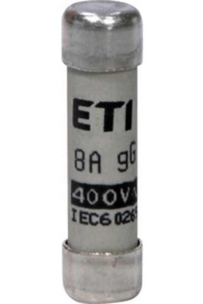 Eti Κυλινδρική ασφάλεια gG, AC, 8x32, 8A, 400V, CH8x32, σετ 10 τεμαχίων, 0026...