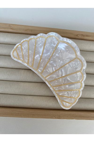 Pinery Jewels Colorful seashell clothespin buckle