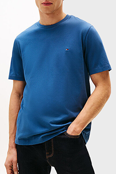 Tommy Hilfiger % 100 Pamuk Regular Fit Bisiklet Yaka T Shirt Erkek T SHİRT MW...