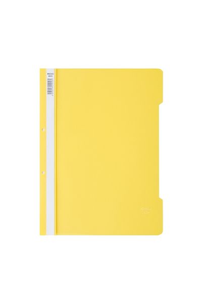 Noki Eco Ring Binder, Yellow, 50 Pack, A4 Size, 2 Hole Construction