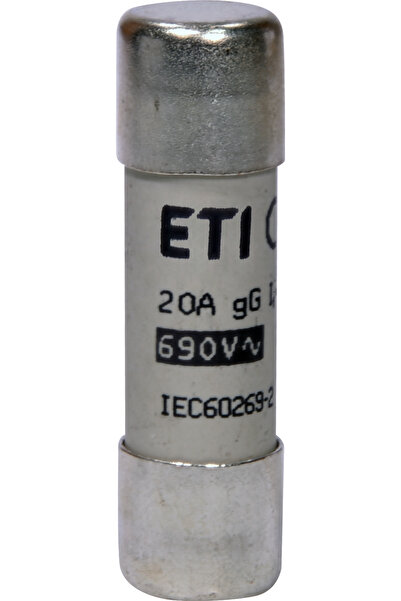 Eti Siguranta fuzibila cilindrica gG, AC, 14x51, 20A, 690V, CH14x51, set 10 b...