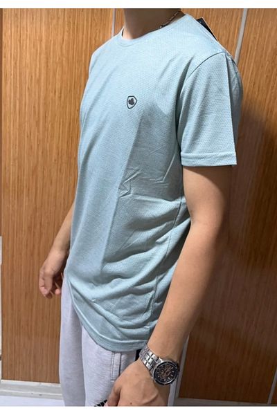 MODA Organic Cotton Anti-Sweat T-Shirt with Mint Green Slimfit Soft Texture