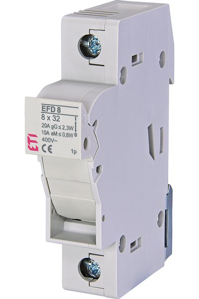 Eti Fuse disconnector, 10x38mm, alternating current, 1P, 20A, without LED, EFD 8, 002520001,