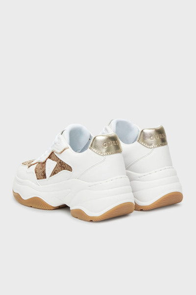 Guess Happy4 4G Logolu Kalın Tabanlı Sneaker Ayakkabı FLTHP4FAL12 AYAKKABI FLTHP4 FAL12 BEIBR