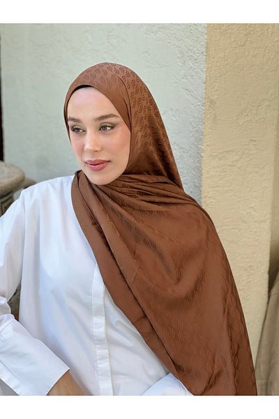 Modakaşmir Silky Jacquard Series Echo Pattern Shawl