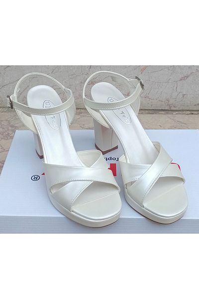 uğurtek Platform Sole Thick Heel Evening Dress Women's Shoes
