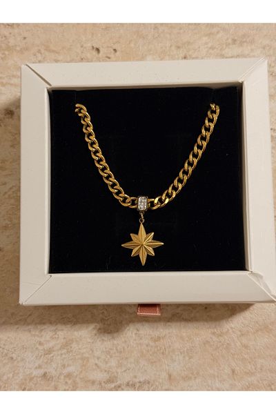 luxyansımalar Steel Necklace