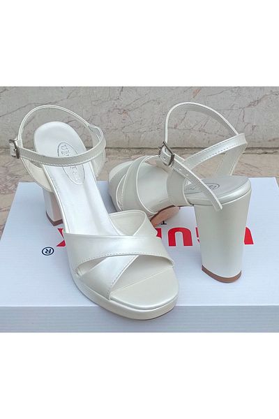 uğurtek Platform Sole Thick Heel Evening Dress Women's Shoes