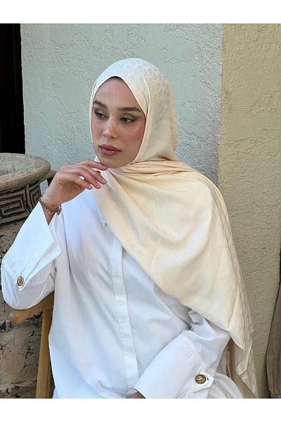 Modakaşmir Silky Jacquard Series Echo Pattern Shawl