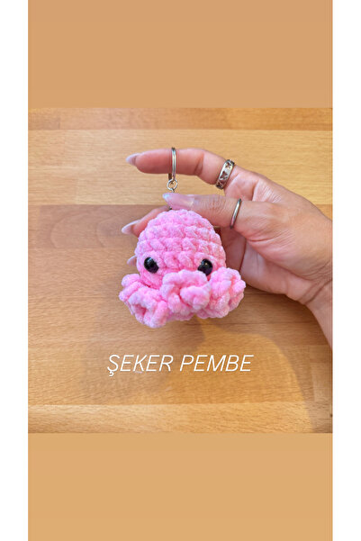 vikivin bebe Breloc/accesoriu pentru geantă din pluș colorat, lucrat manual -...