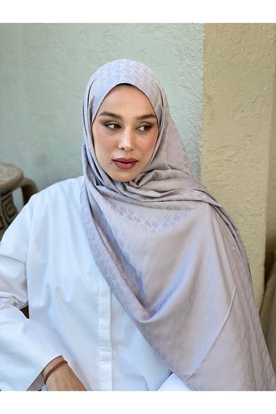 Modakaşmir Silky Jacquard Series Echo Pattern Shawl
