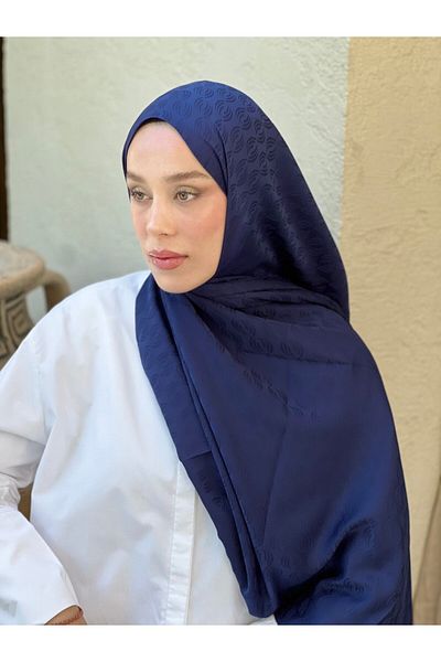 Modakaşmir Silky Jacquard Series Echo Pattern Shawl