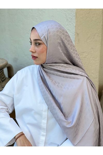Modakaşmir Silky Jacquard Series Echo Pattern Shawl