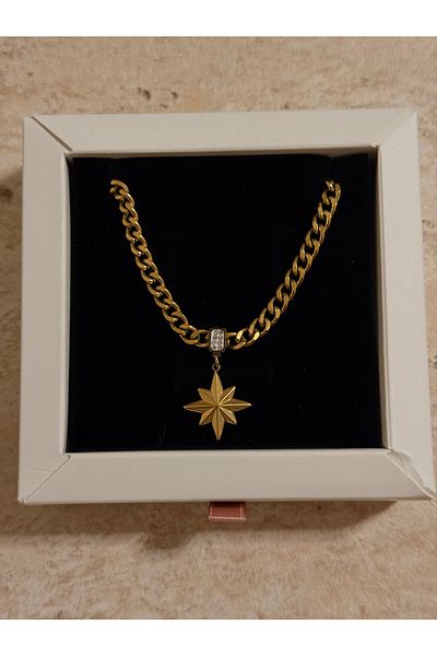 luxyansımalar Steel Necklace