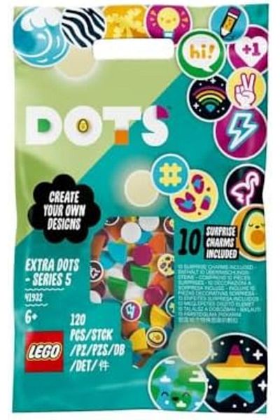LEGO DOTS Extra DOTS – Series 5 41932 DIY Craft Decoration Kit (120 Pieces)