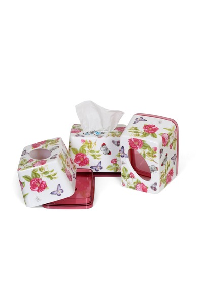 PRATİKPAK Melamine Organizer Napkin Holder Plastic Horizontal Visual Label 6 Pieces