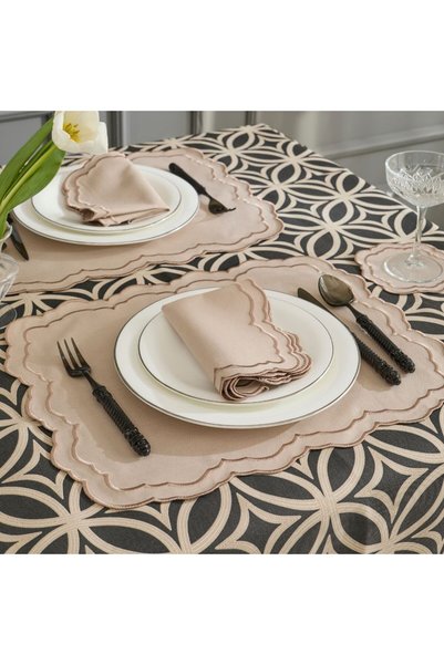 Giqu Home Sand Beige Pierre American Service 2 Pieces