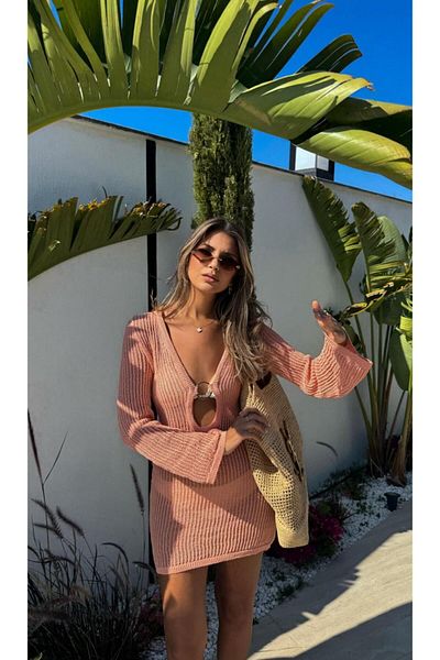 CADDELAMODA Beach Dress with Buckle