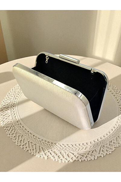 Biçanta Γυναικείο βραδινό φόρεμα με μοτίβο σατέν τσάντα γάμου αρραβώνων