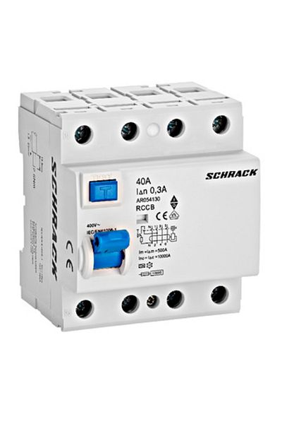 Eti RCCB, 4P, 40A, 300mA, 10kA, type A, AMPARO, AR054130--, Schrack