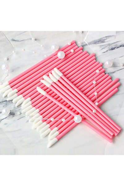 aba nails Dudak Ruj Aplikatörü Lip Gloss Kaş Kirpik Çubuğu 50li