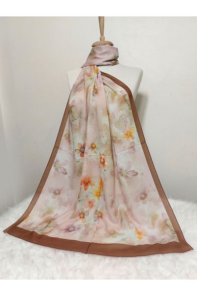 REMOMODA Patterned Italian Koton Soft Shawl High Quality Moose-Soft