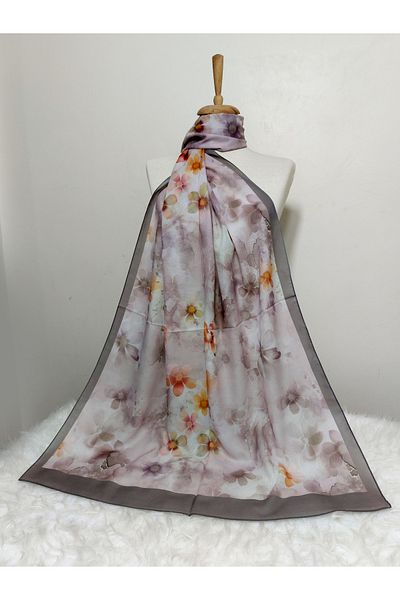 REMOMODA Patterned Italian Koton Soft Shawl High Quality Moose-Soft