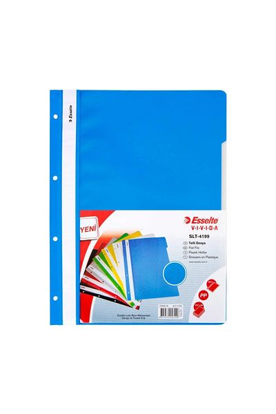 Esselte Ring Binder, Blue, 50 Pack, A4 Size, 4 Hole Construction