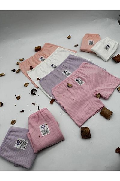 5.MEVSİM Girl's Boxer Pants 5-Pack Mixed Color Kota
