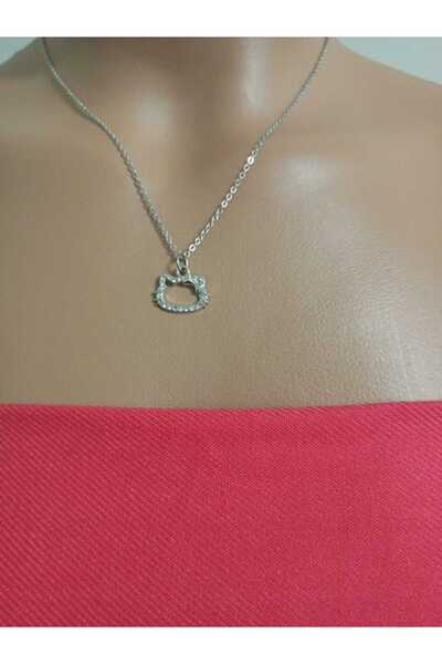 Bujiteri AYNA AKSESUAR GÜMÜŞ KAPLAMA HELLO KİTTY