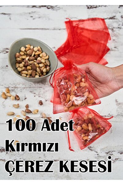 Dantelux 100 Adet Klasik Tül Çerez Kesesi (15x12 cm)