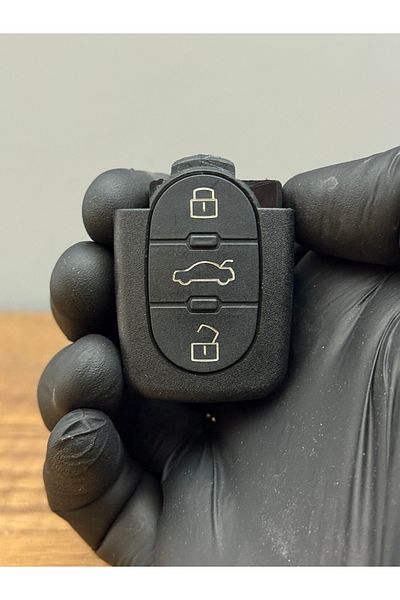 Luxe Aksesuarr Audi A2 A3 A4 A6 A8 1994 - 2006 3 Button Key Fob Case