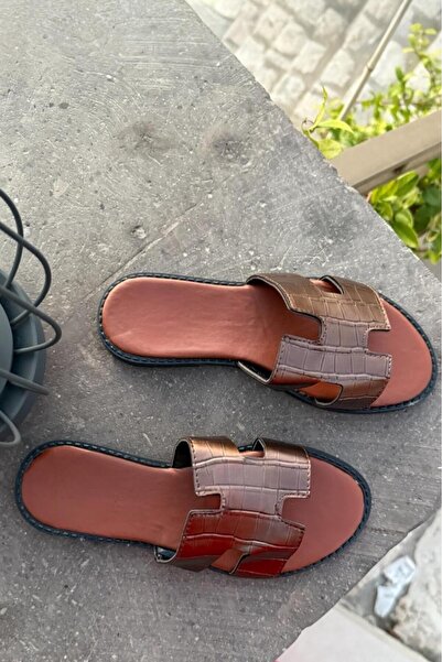 Melissa Boutique Kadın Bakır Cilt Yumuşak Taban Yazlık Terlik