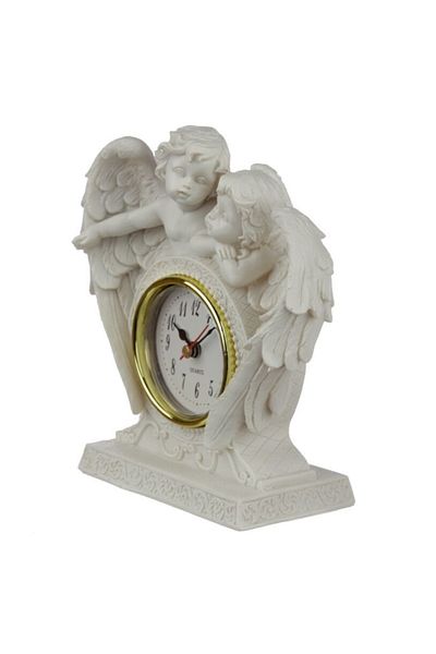 Puckator Statuette table clock with angels