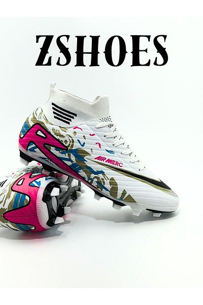 ZSHOES Unisex Astroturf Turf Football Boots with Tpu Sole Premium Socks (New Model)