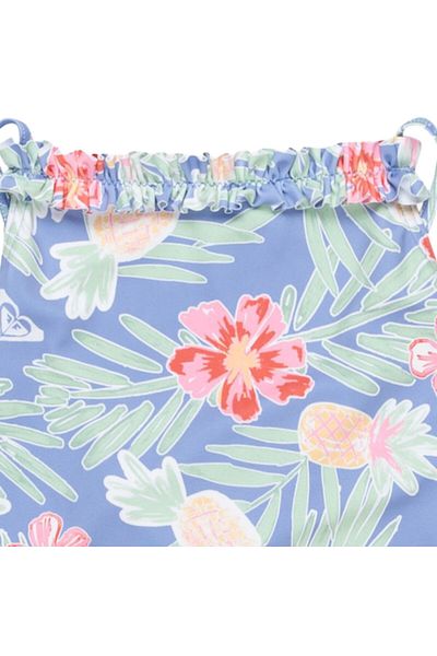 Roxy Tropical Story One Piece Girl's Blue Swimsuit Girl's Swimsuit Erlx103116