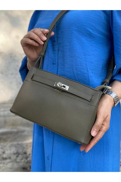 H&D COLLECTİON حقيبة كروس وكتف مبطنة متعددة الأقسام ومفيدة للاستخدام اليومي 723
