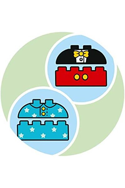 LEGO DUPLO | Disney Juniors My First Mickey Build 10898 Building Bricks (9 Pieces)